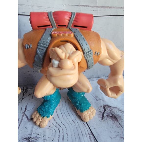 1996 FISHER PRICE Great Adventures 7" Blunder the Giant Ogre Figure Sound - Picture 2 of 10